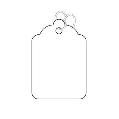 ETIQUETTES A CORDE  # 4  15/16 X 1 1/2 (1000) (H3-1)