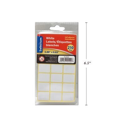 Étiquettes 5/8x7/8 (210)   (H3-4)