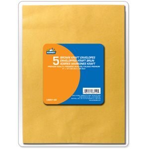 Enveloppes brunes 9x12 (5)  146-922  (H5-2)