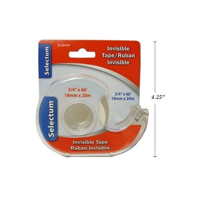 Ruban adhésif 18mmx20m  (3/4 x 66) (I4-1)