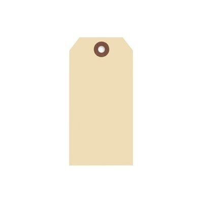 Étiquettes d'expédition manille Size 6 2 5/8x51/4  Boîte de 1000 (H3-1)