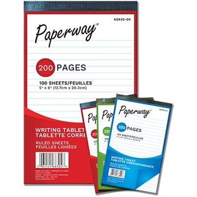 Tablette a écrire Lignée 100 fls 5x8 (K1-7)