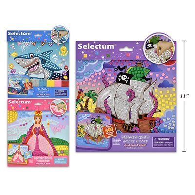 Bricolage Mosaic 3asst 25x25cm 400 pcs (K5-2)