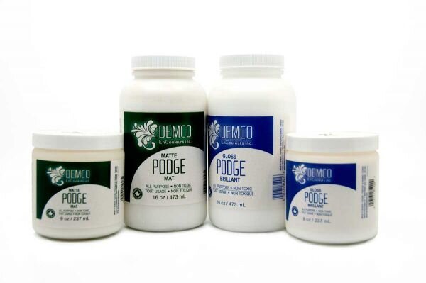Mod podge DEMCO brillant ou mat - Format au choix (RW)