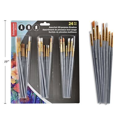 Assortiment de pinceaux assortis 24 pcs (RW)