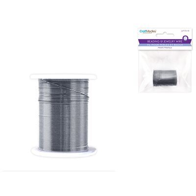 Fil métallique argent 10 mètres (K4-8)