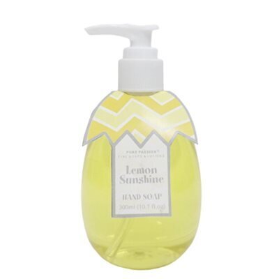 Savon avec distributeur fragrance citron 300ml  12/boite (A7-4) (D)