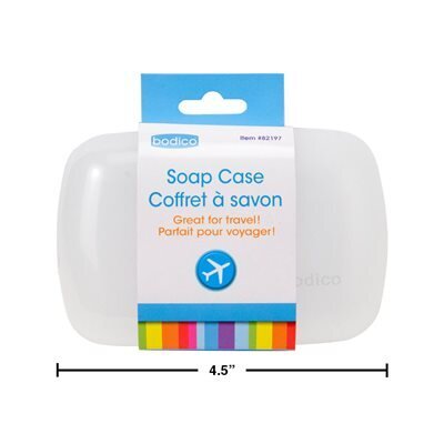 Boitier pour savon blanc   12/boite (E2-4)