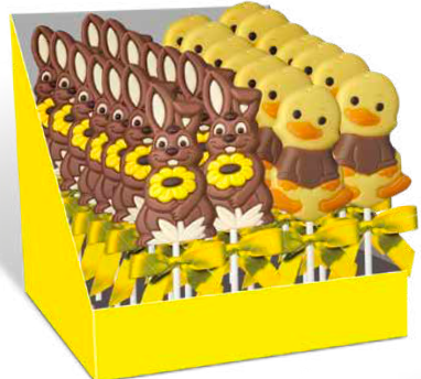 Sucon en chocolat lapin et poussin 35g (PQ)