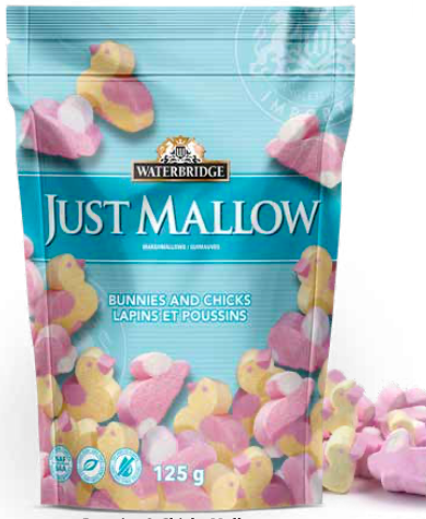 Guimauves lapin et poussin en sac 125g (PQ)