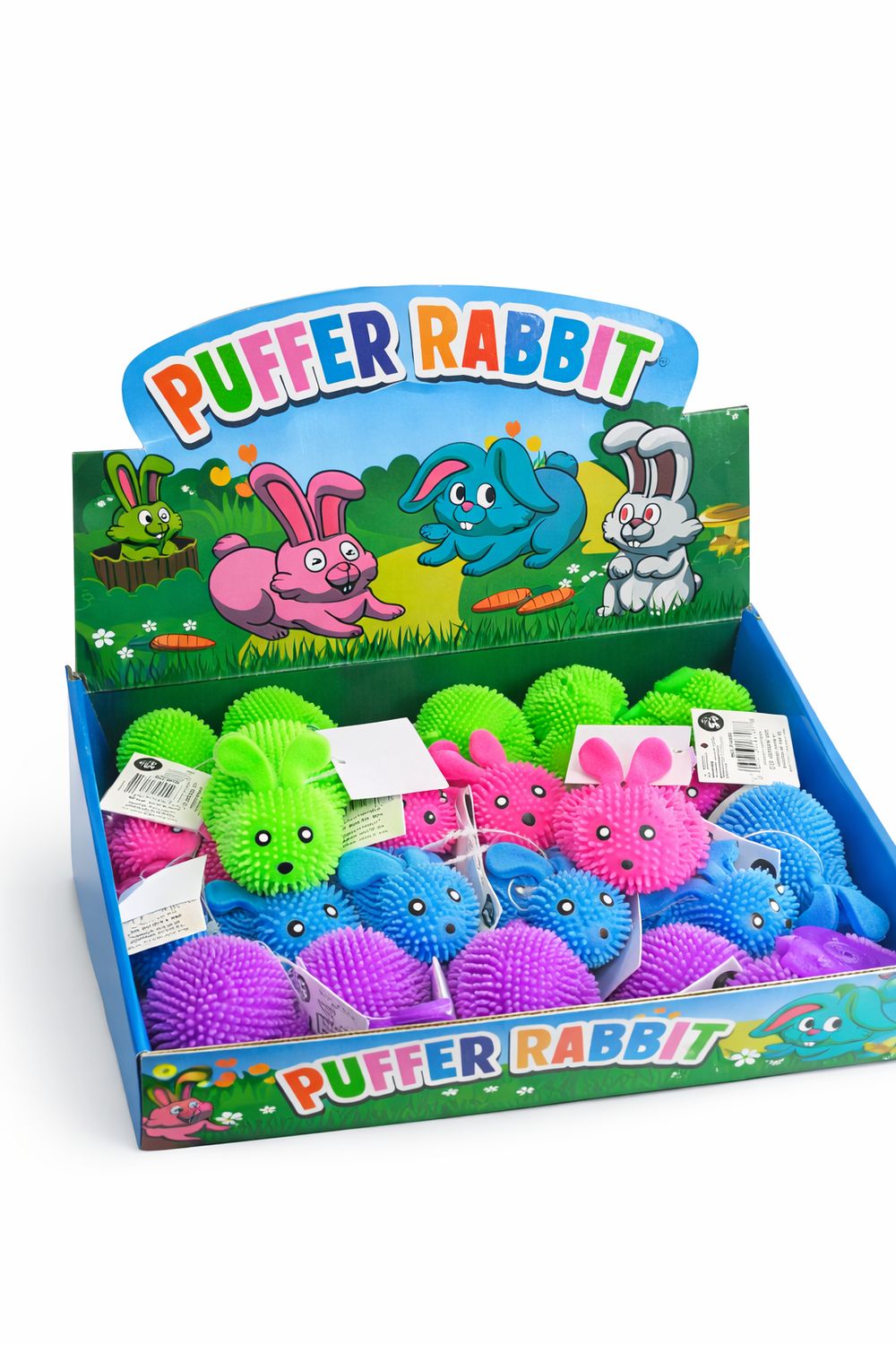 LAPIN ANTI-STRESS  (PRESENTOIR DE 24)( 2.70UN) (B8-3)