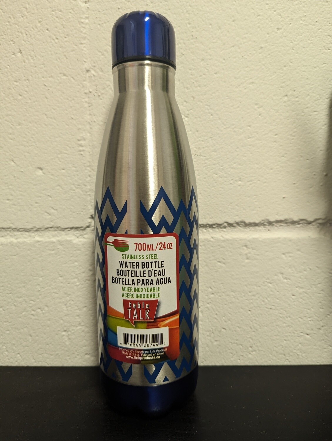 BOUTEILLE D'EAU EN ACIER INOX. 700ML (M5-3)(DIS)
