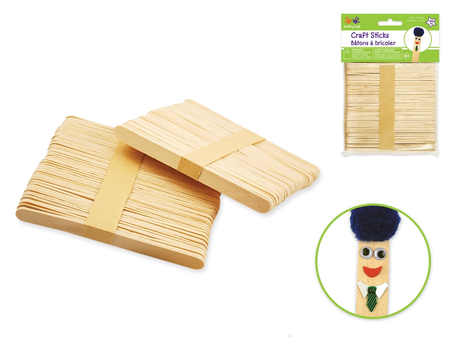 BATON A BRICOLER EN PAQUET DE 100 (I2-6)