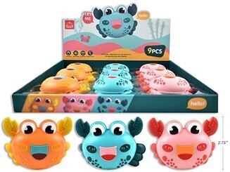 PRÉSENTOIR DE JOUETS APPUI ET GLISSE (CRABE)(ETE)#