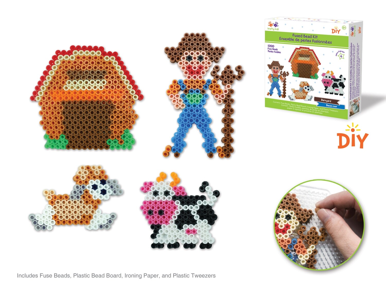 ENSEMBLE DE PERLES A FAIRE SOI MEME (FERME)(A9-1)(DIS)