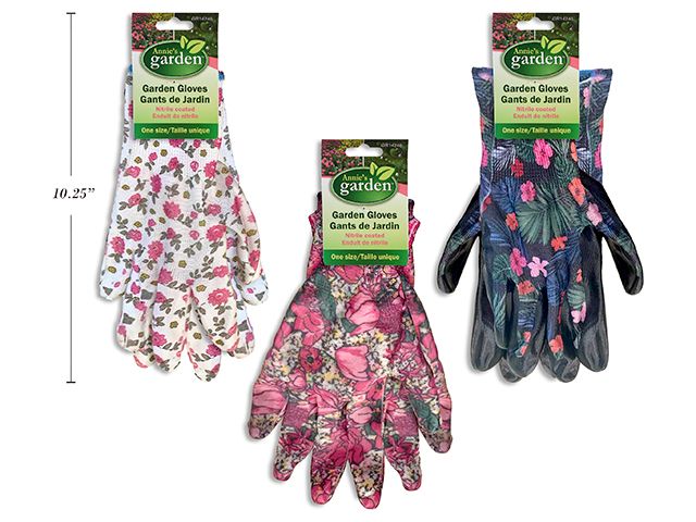 GANT DE JARDIN DOUBLÉ NITRILE IMPRIMÉ (ETE)#
