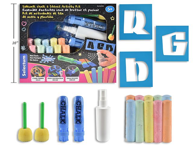 ENSEMBLE D'ACTIVITÉS CRAIE ET POCHOIR 41MCX (ETE)#