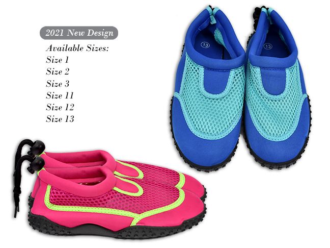 SOULIER D'EAU NYLON NEON POUR ENFANT (ETE)#
