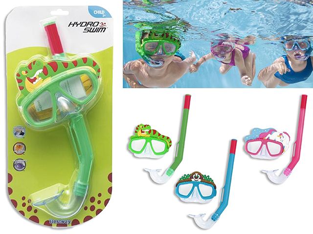 ENSEMBLE TUBA ET MASQUE ANIMAUX POUR ENFANT (ETE)#