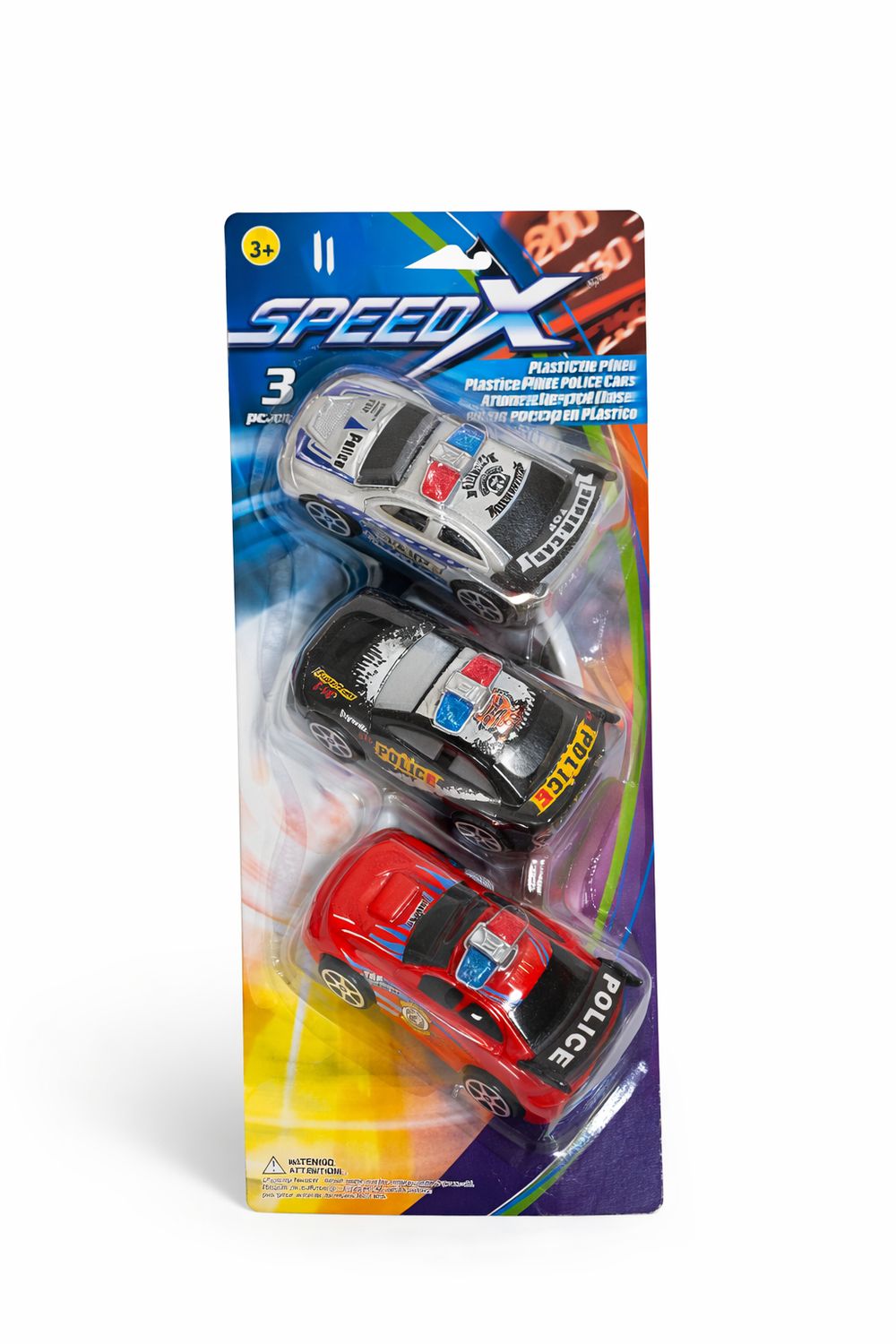 VOITURES DE POLICES A RETROPROPULSION 3 MCX (A1-3)(DIS)
