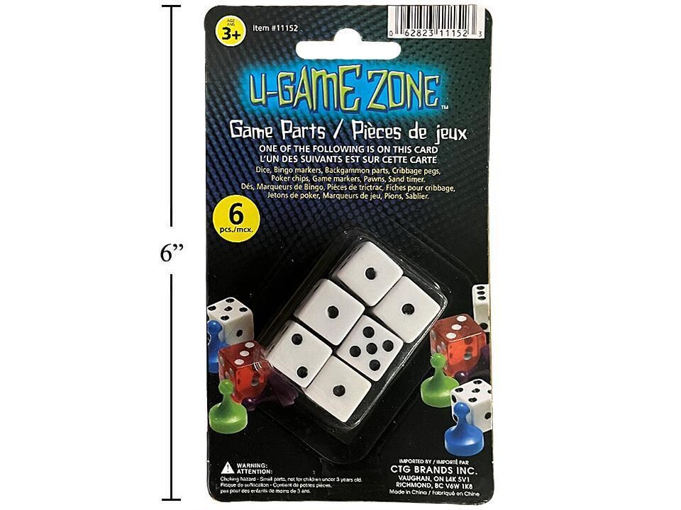 PIECES DE JEUX DES 6 MCX (L4-5)