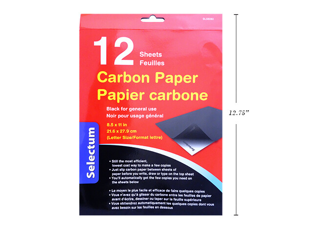 PAPIER CARBONE NOIR 11X8.5 (I4-8)