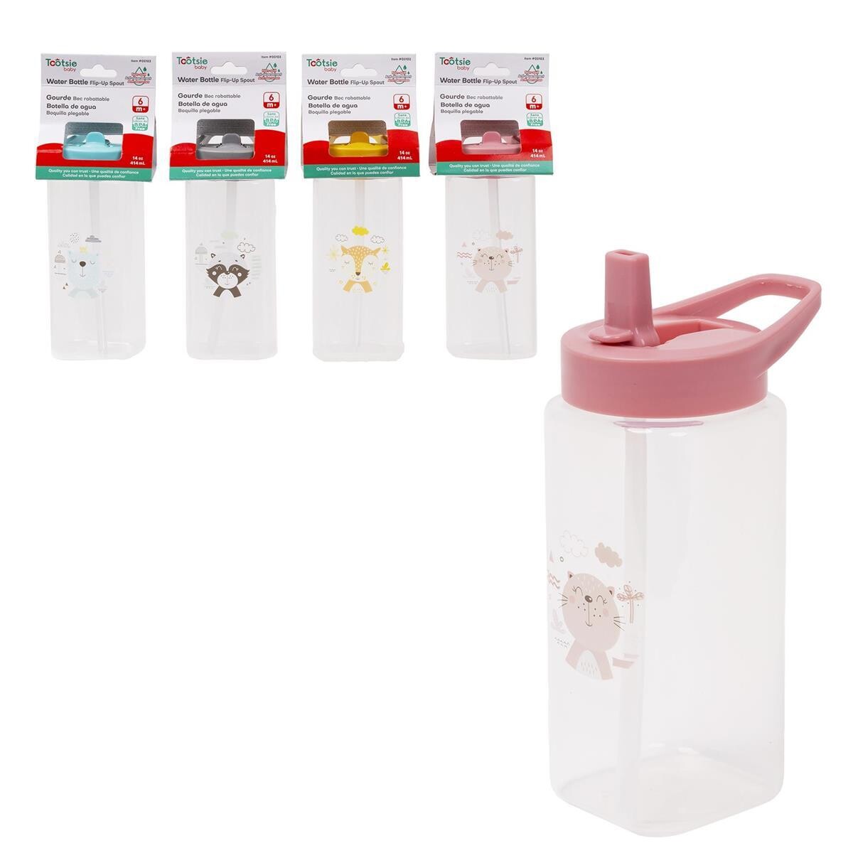 Tootsie Baby, Bec verseur rabattable Sipper Cup, 14oz,  ( A7-5)(DIS)