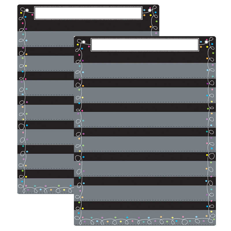tableau en pvc avec 7 pochettes 18x24po (RW)