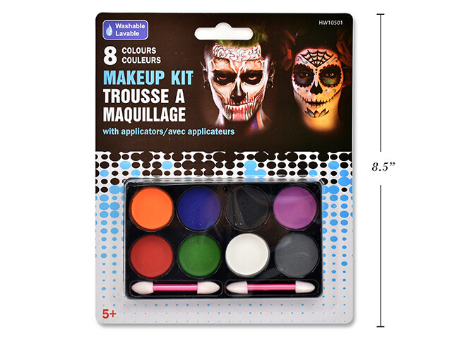 TROUSSE DE MAQUILLAGE AVEC APPLICATEUR 8 COULEURS (HW)