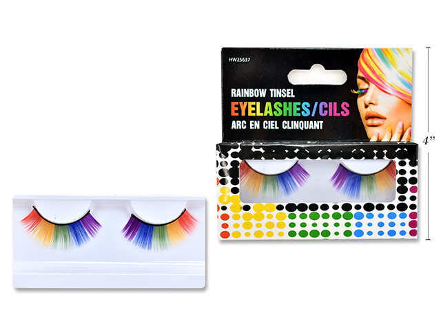 FAUX CILS ARC-EN-CIEL BRILLANTS (HW)