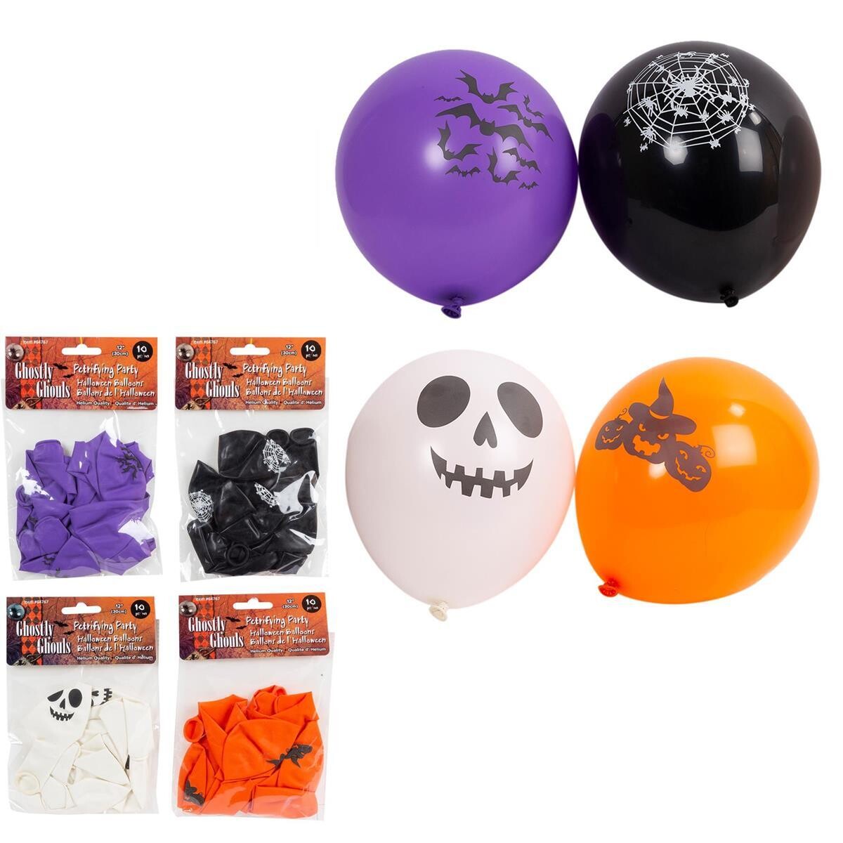 BALLONS A GONFLER 12PO 10MCX THEMATIQUE (HW)