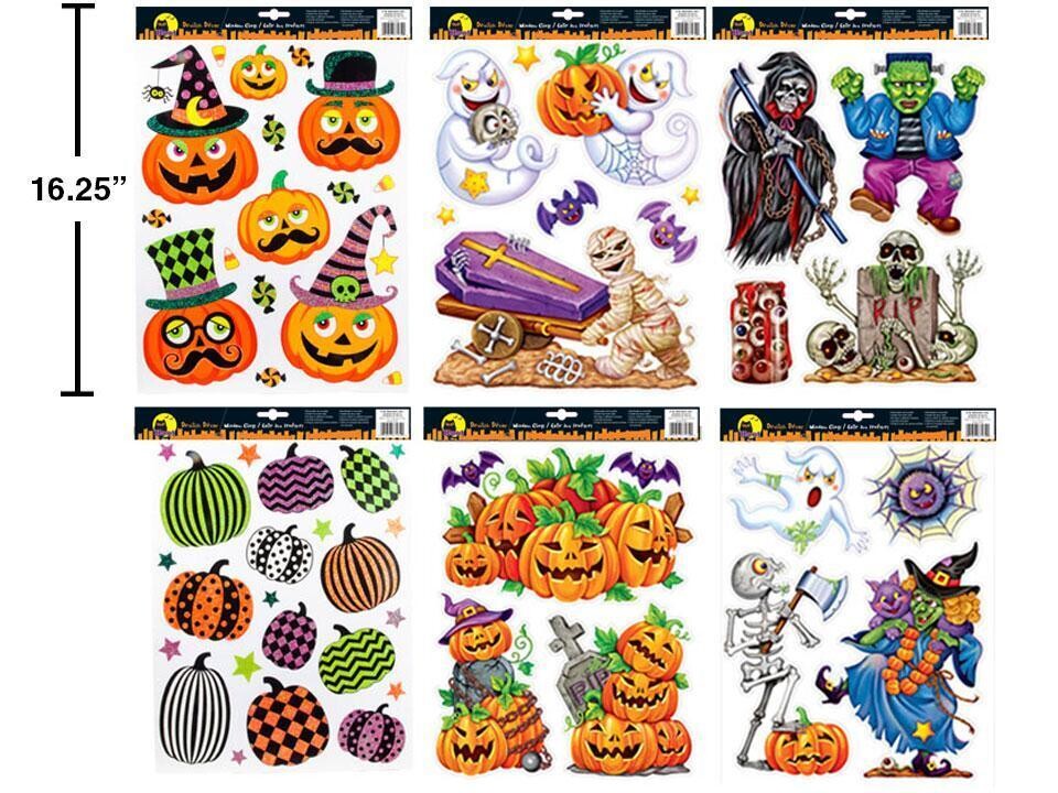 AUTOCOLLANTS POUR FENETRE 11.5X16.25 THEMATIQUE (HW)(RW)