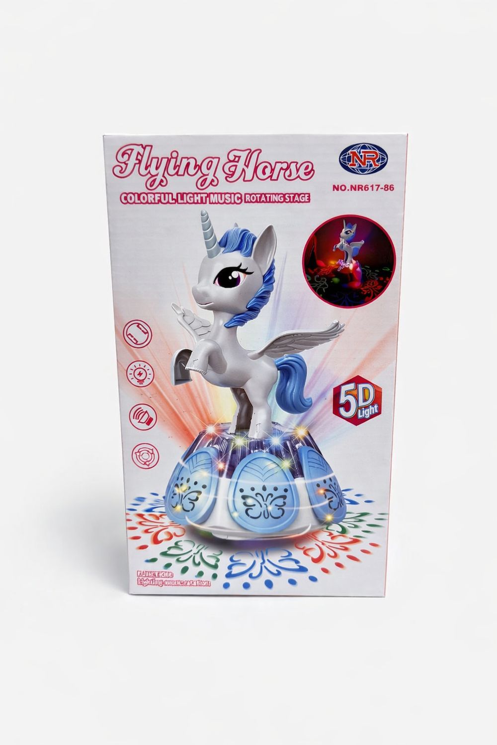 LAMPE MUSICAL ROTATIVE LICORNE(A3-3)(DIS)