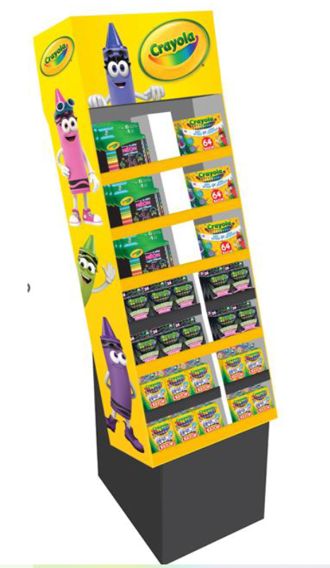 PRÉSENTOIR CRAYOLA (F2-2)