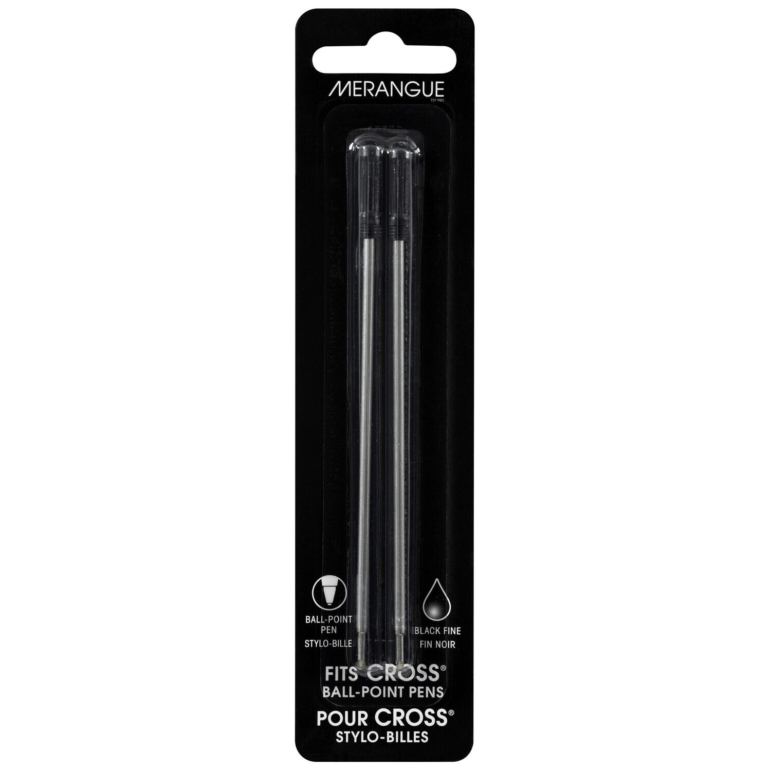 RECHARGE POUR STYLO BILLES CROSS FIN  BLEU(I1-3)