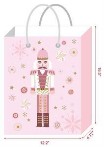 SAC CADEAU CASSE-NOISETTE ROSE - LARGE (XM)