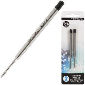 RECHARGE POUR CRAYON PARKER 1MM  NOIR(2)(I1-3)