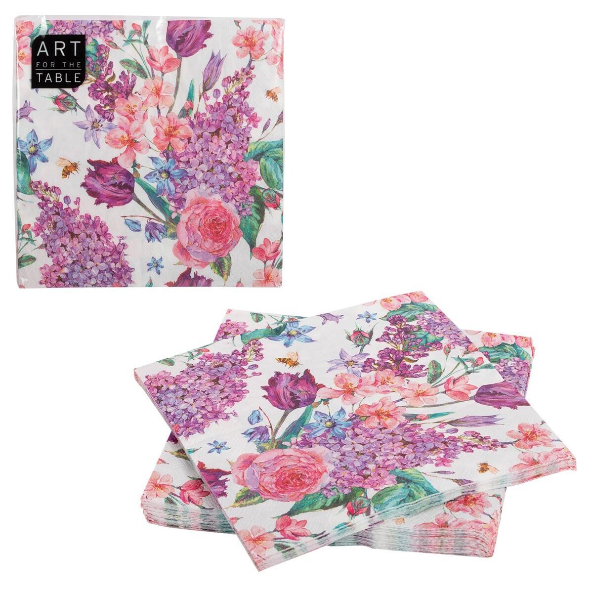 SERVIETTE DE TABLE (20) 13X13(D3)