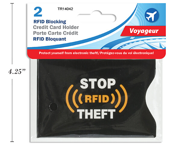PORTE CARTE RFID ( ANTI FRAUDE)(L2-4)