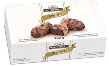 TRUFFLE COUVERTE DE MORCEAU DE CHOCOLAT AU LAIT 200G (XM)