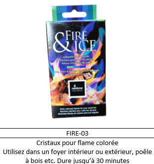 FEU MYSTIQUE EN PAQUET DE 3(B3-3)