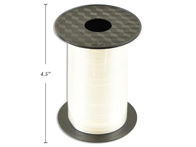 RUBAN A FRISÉ BLANC 300PI (D6-0)