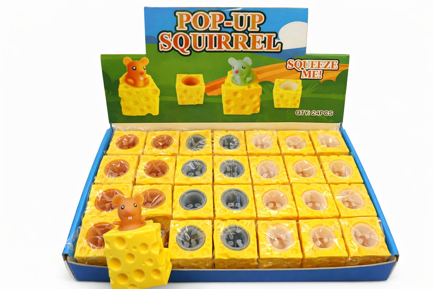 POP-UP SOURIES/FROMAGE (PRESENTOIR DE 24)(A11-3) (DIS)