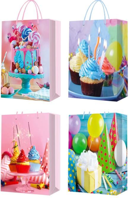 SAC CADEAU ANNIVERSAIRE JUMBO 12x16 (C-10-2)
