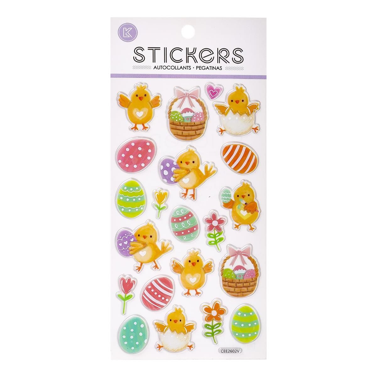 Easter Foil Stickers pbh