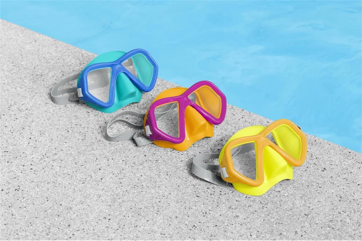 MASQUE DE PLONGEE POUR ENFANT 3 COULEURS ASST. (ETE)#