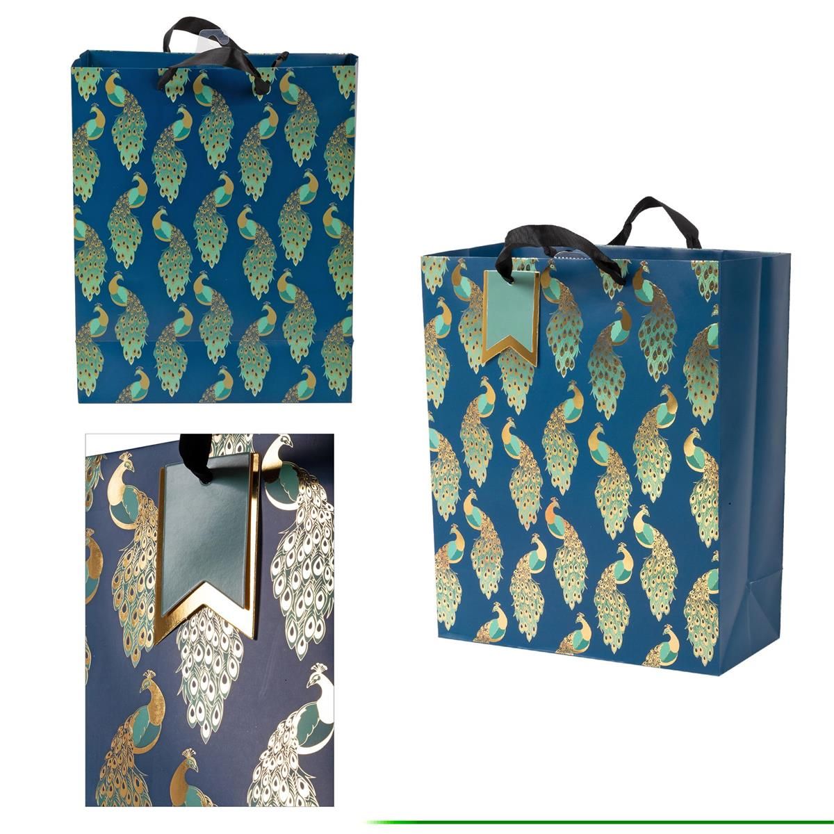 SAC CADEAUX LARGE PAON (C3-10)