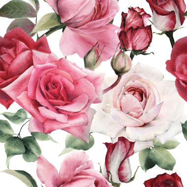 ROULEAU DE PAPIER FLEUR ROSE(N1-1)