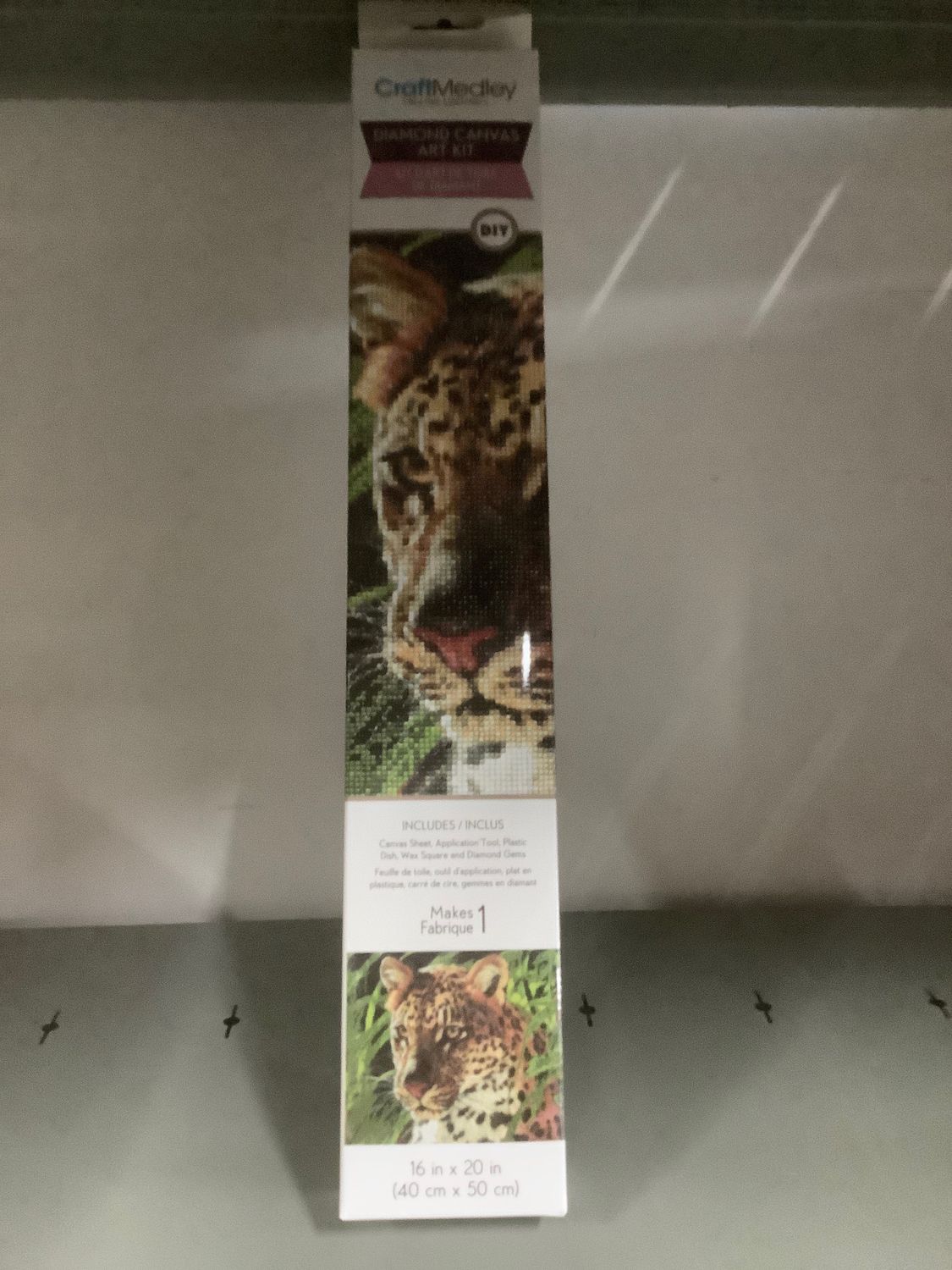 Peinture à diamant  Léopard 16x20 (B5-3)