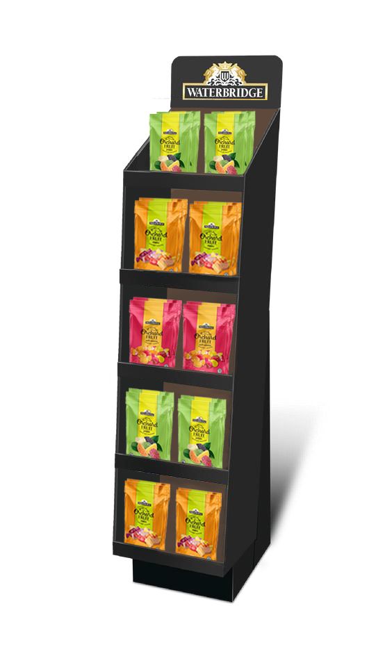 PRESENTOIR DE BONBONS AUX FRUITS 175GR (90 UNITÉS) (ÉTÉ)